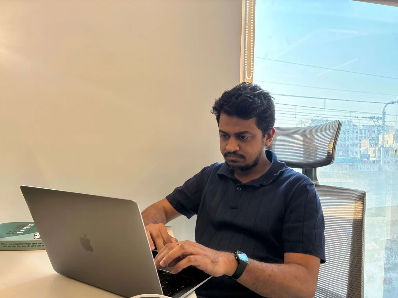 A CrackTech team member at work